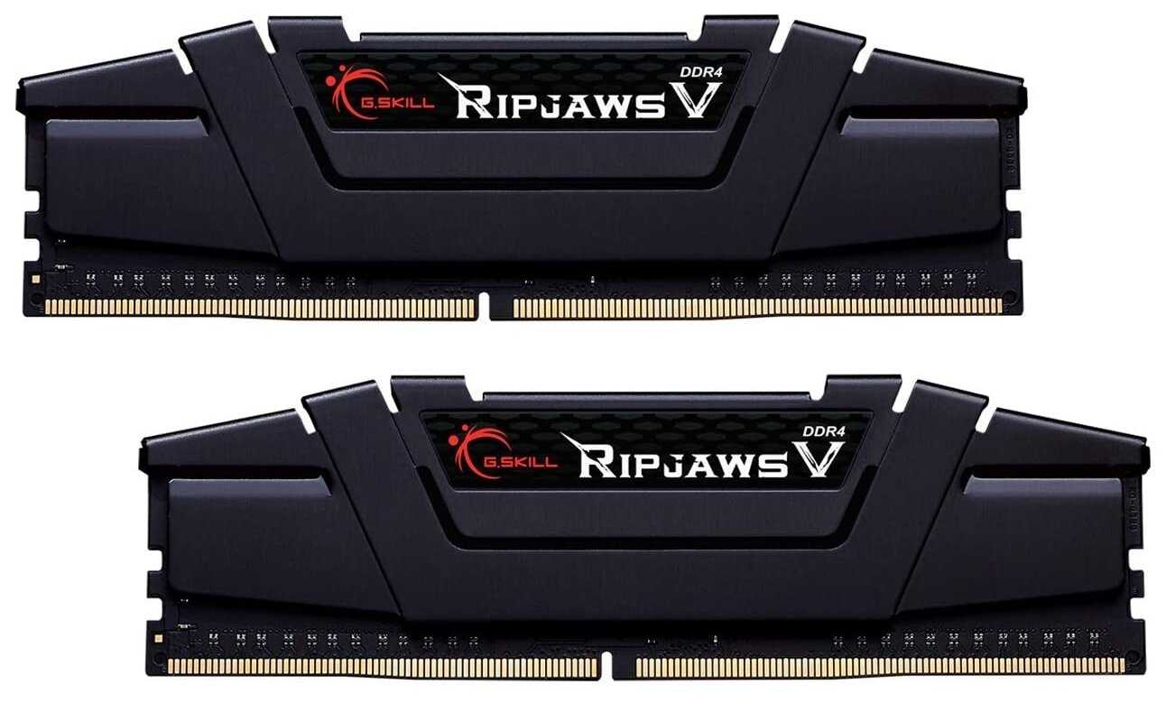 Оперативная память G.SKILL Ripjaws V 16 ГБ DDR4 DIMM CL16 (F4-3200C16D-16GVKB)
