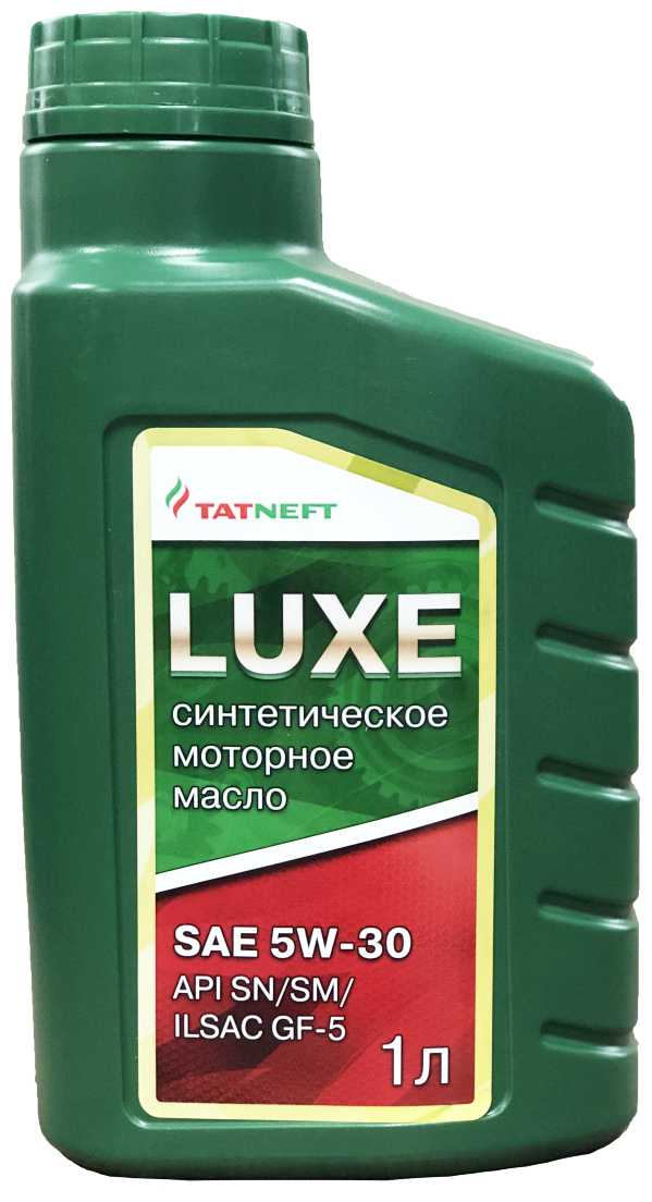 Синтетическое моторное масло Татнефть LUXE 5W30
