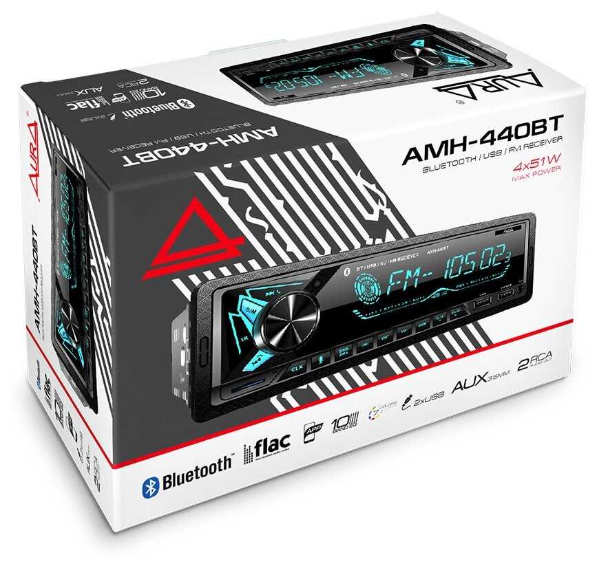 Автомагнитола AurA AMH-440BT фотография 3