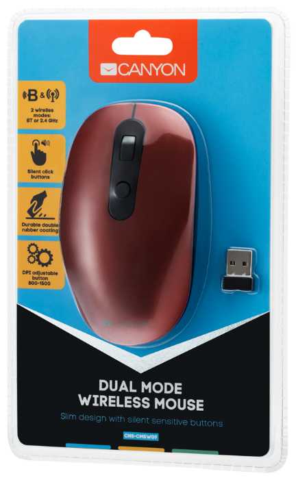 Беспроводная мышь Canyon MW-9 фотография 8
