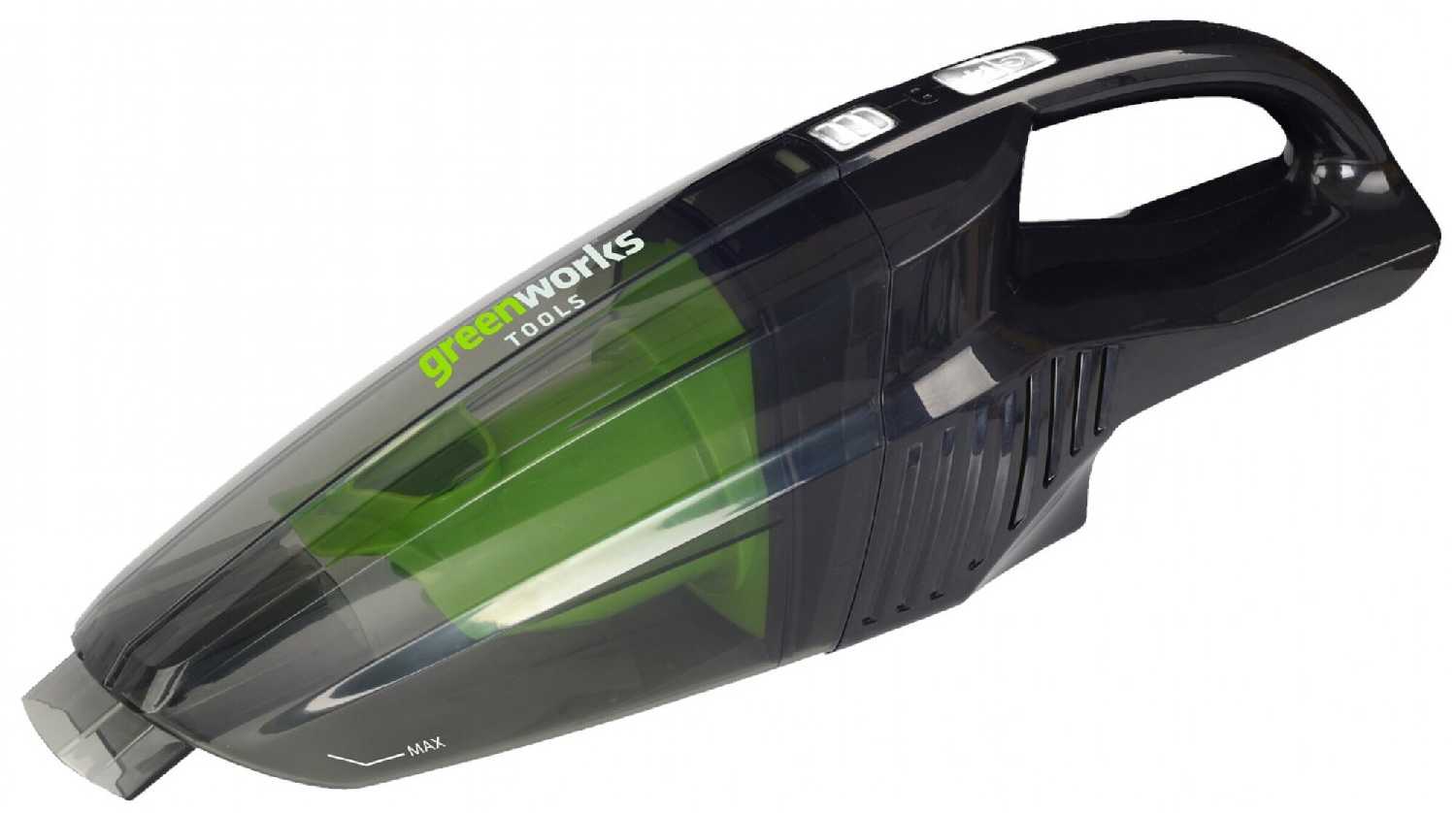 Пылесос ручной аккумуляторный Greenworks G24HV 24V (G24HV)