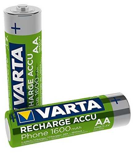Аккумулятор VARTA Recharge Accu Phone 1600 AA фотография 2