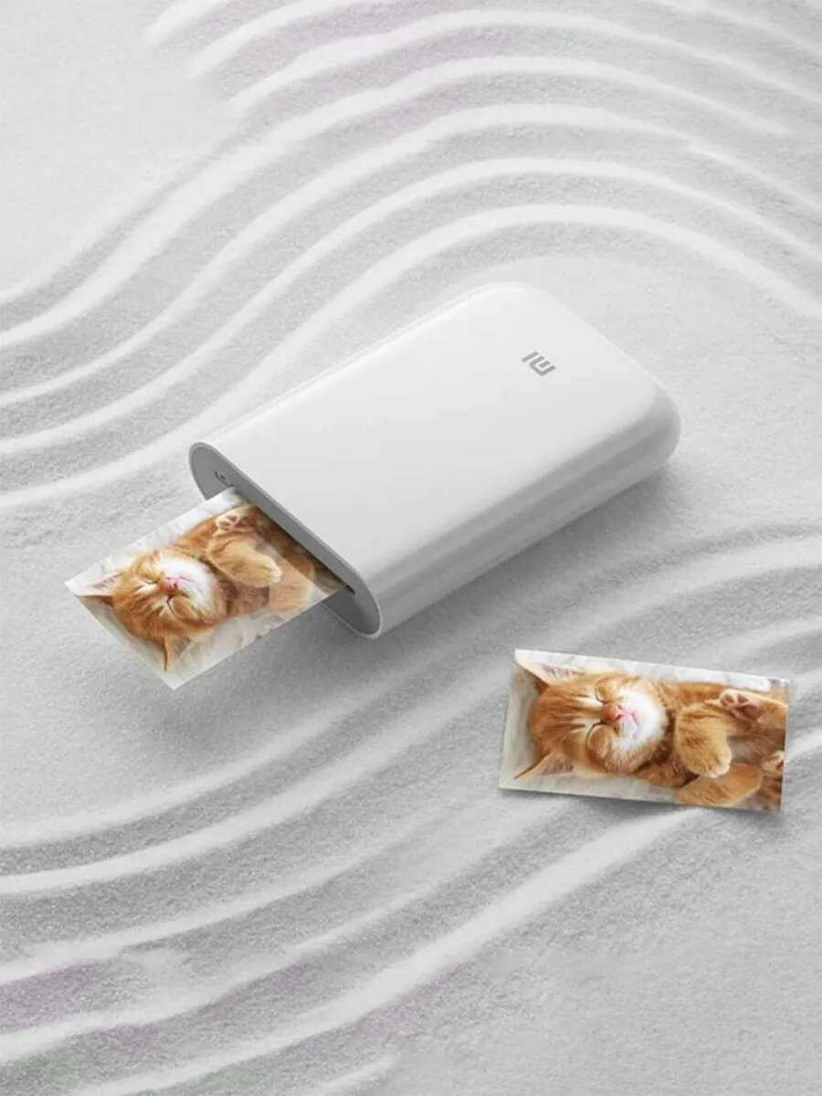 Принтер Mi Portable Photo Printer [Thermal, Color, <A6] фотография 8