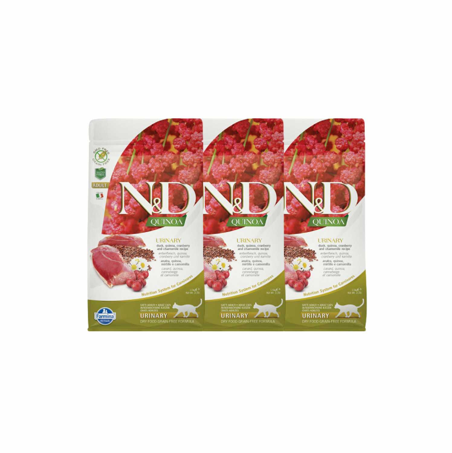 Корм Farmina N&D Quinoa (с уткой, с киноа, с клюквой, с ромашкой) фотография 7