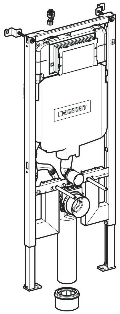 Рамная инсталляция GEBERIT Duofix 111.796.00.1 Sigma фотография 2