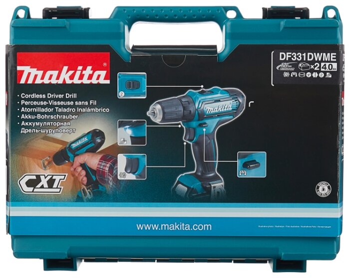 Аккумуляторная дрель-шуруповерт Makita DF331DWME фотография 7