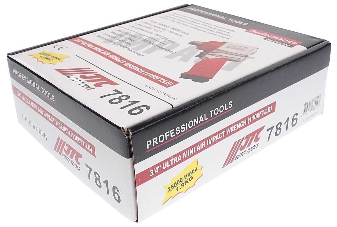 Пневмогайковерт ударный JTC AUTO TOOLS 7816 фотография 2