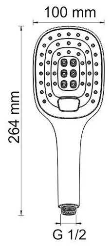 Верхний душ WasserKRAFT А171619, хромоникелевое фотография 4