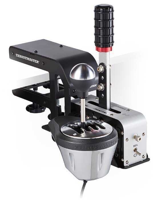 Thrustmaster Держатель для ручного тормоза и коробки передач Racing Clamp фотография 4