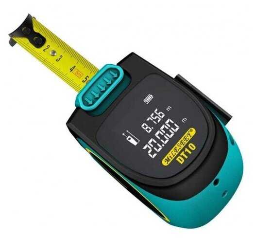Лазерный дальномер Mileseey Laser Ranging Tape Measure DT10 40 м фотография 1