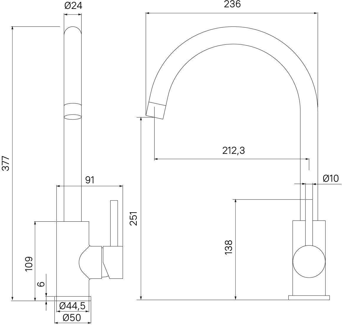 Смеситель IDDIS Kitchen K05STJ0i05 фотография 4