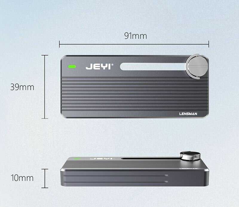 SSD-корпус внешний бокс JEYI M.2 NVMe с крепежным винтом для фото камеры, USB 3.1 Gen2, 10 Гбит/с фотография 6