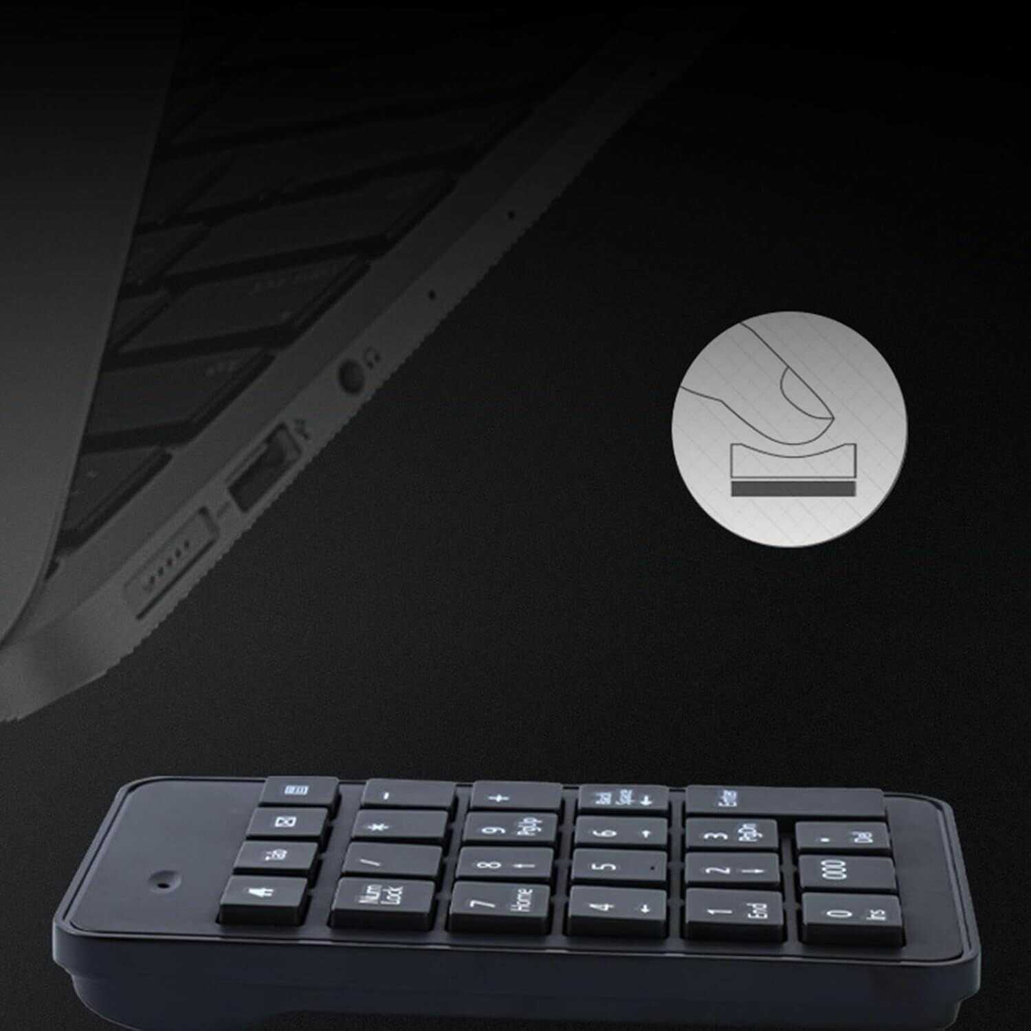 Беспроводная клавиатура NumPad Миниатюрная беспроводная клавиатура NumPad (BKB-2.5) фотография 33