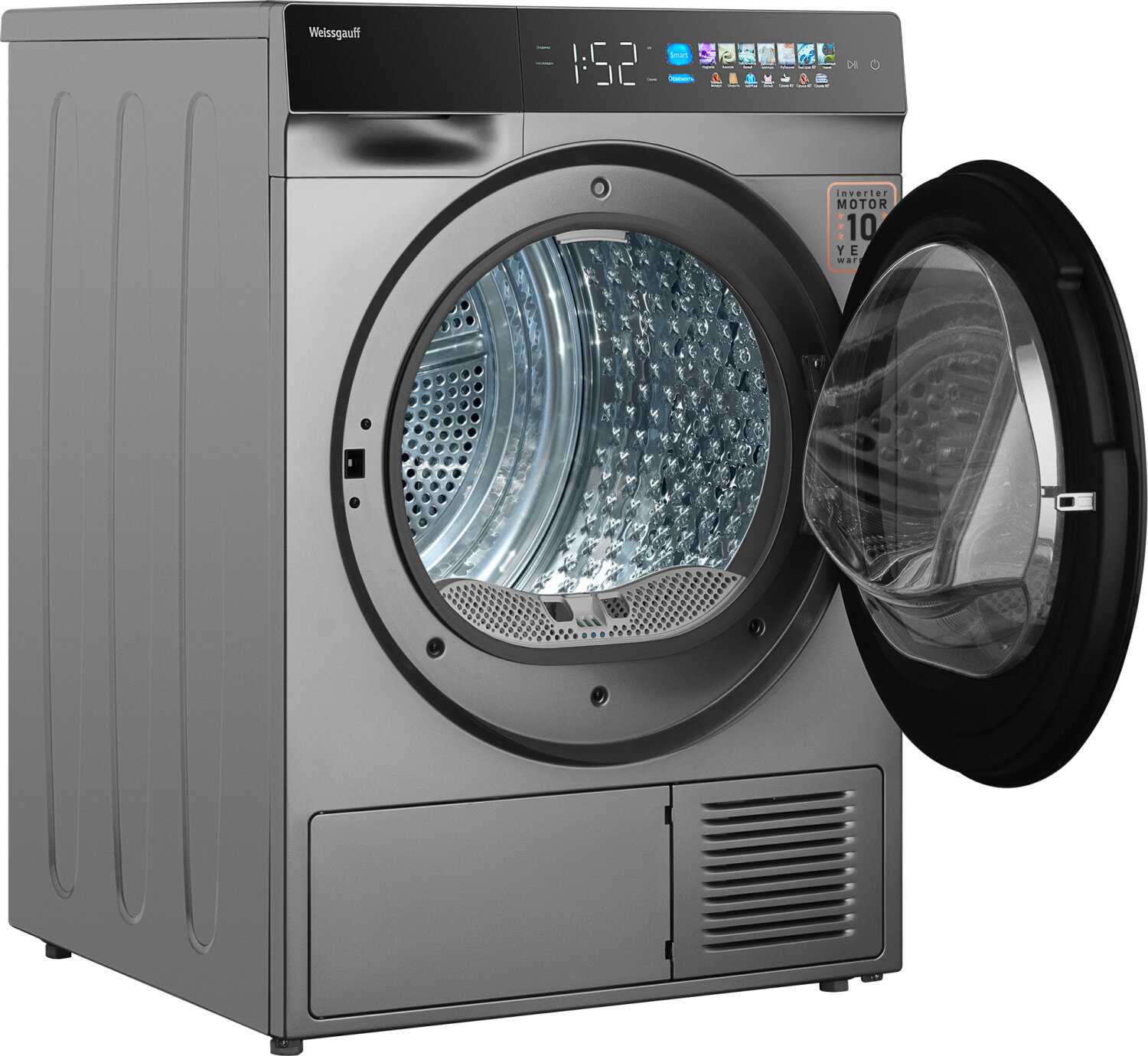 Сушильный автомат Weissgauff WD 998 Heat Pump Full Touch фотография 16