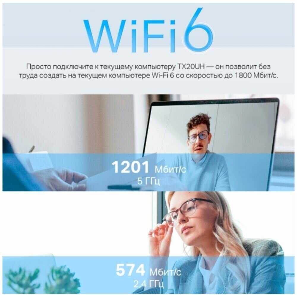 Сетевое оборудование Tp-link Archer TX20UH (AX1800) фотография 2