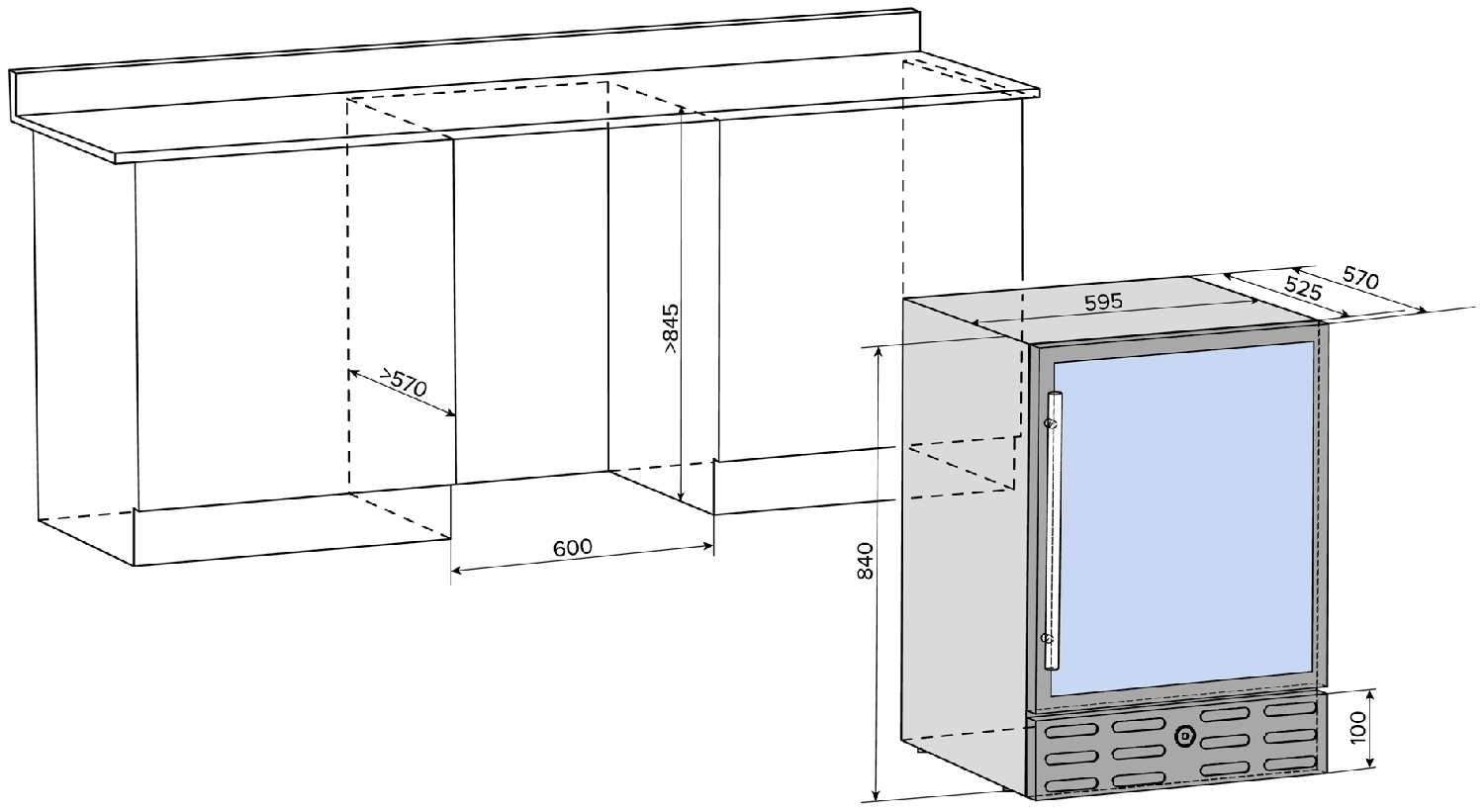 Встраиваемый винный шкаф Libhof CTD-46 silver фотография 11
