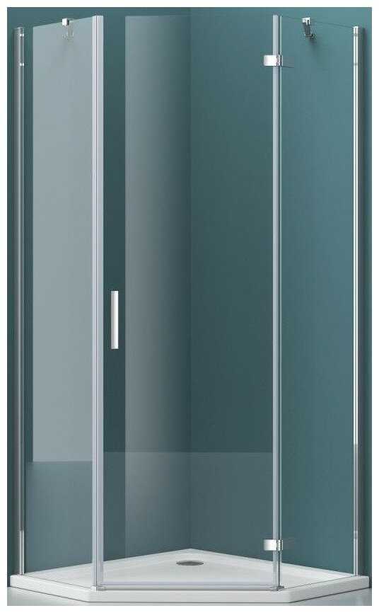 Душевой уголок 100х100 см BelBagno Kraft KRAFT-P-1-100-C-Cr-R прозрачное