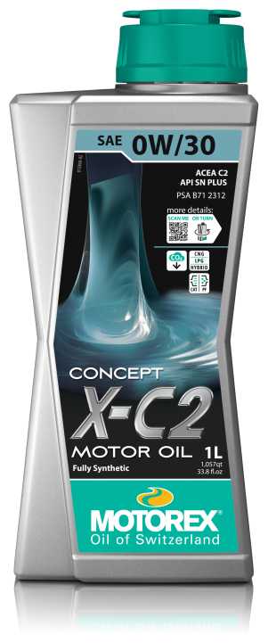 Синтетическое моторное масло Motorex Concept X-C2 0W-30