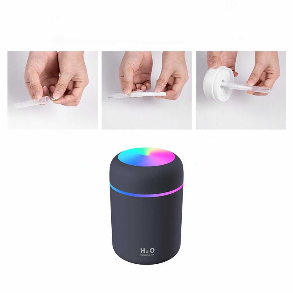 Аромадиффузор-ночник USB Colorful Humidifier H2O фотография 10