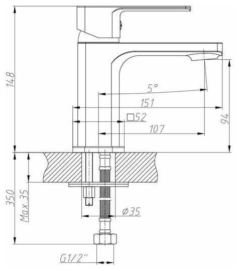 Смеситель Decoroom DR20011 фотография 4