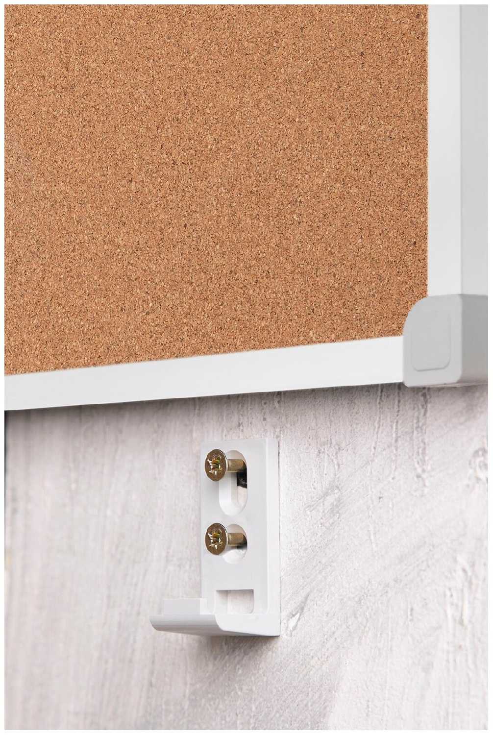 Доска с пробковым покрытием 45х60см в ПВХ профиле фотография 3