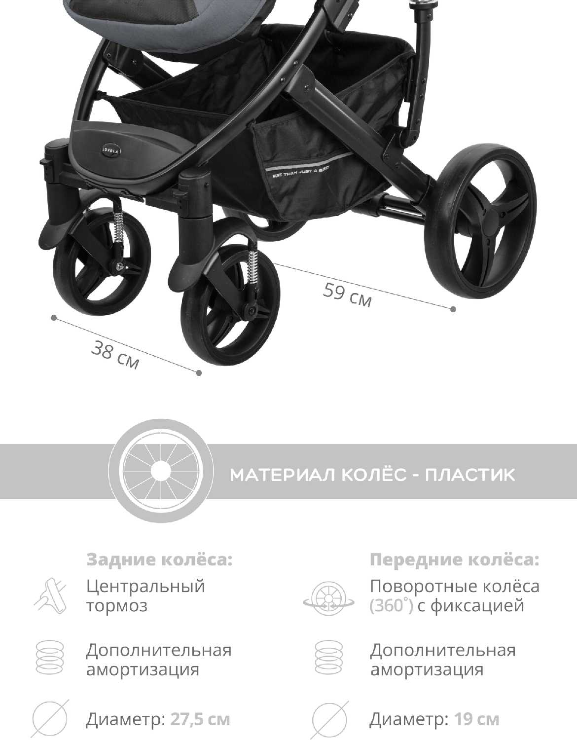 Коляска-трансформер JOVOLA PULSAR фотография 15