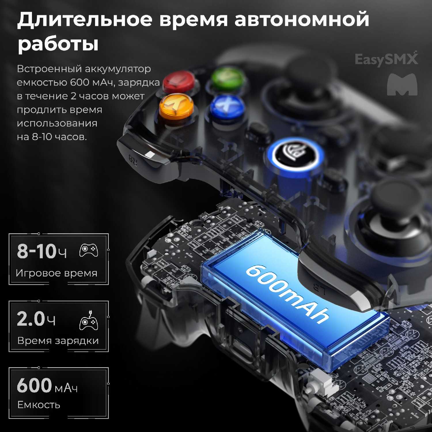 Беспроводной геймпад EasySMX ESM-9013Pro (VG-C417) фотография 1