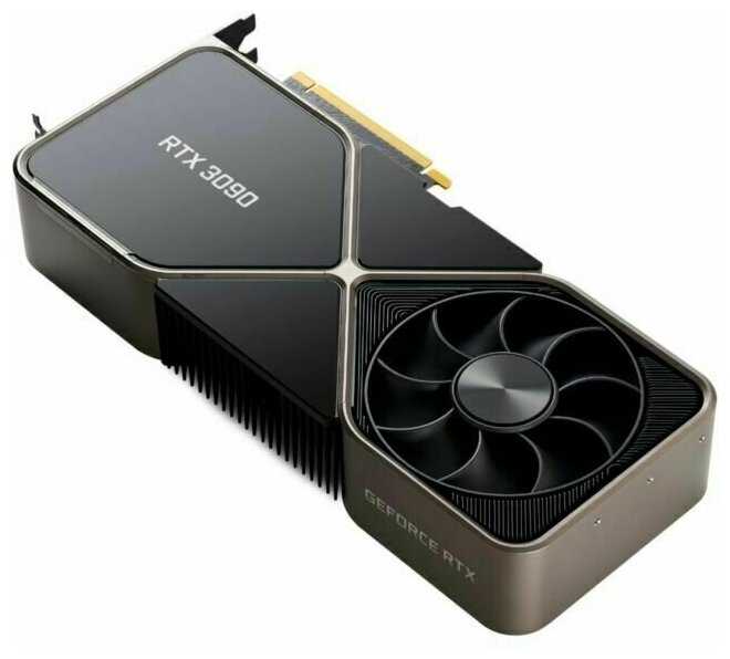 NVIDIA GeForce RTX 3090 Founders Edition 24GB GDDR6 Graphics Card - Titanium/Black