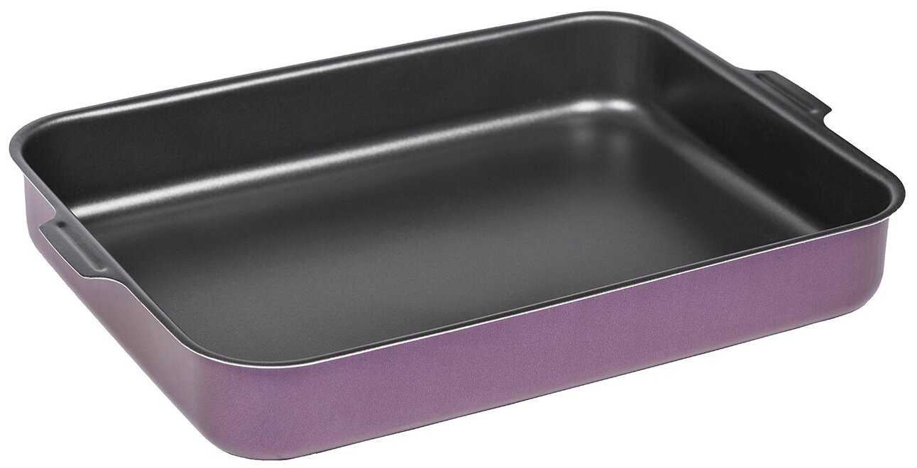 Противень Violet 27*35 см, без крышки, 2 ручки фотография 4