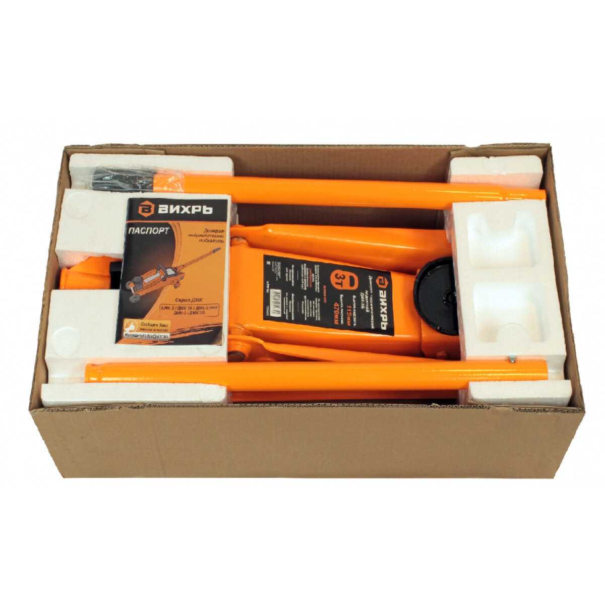 Домкрат ВИХРЬ Домкрат подкатный гидравлический (ДМК-3Б) фотография 22