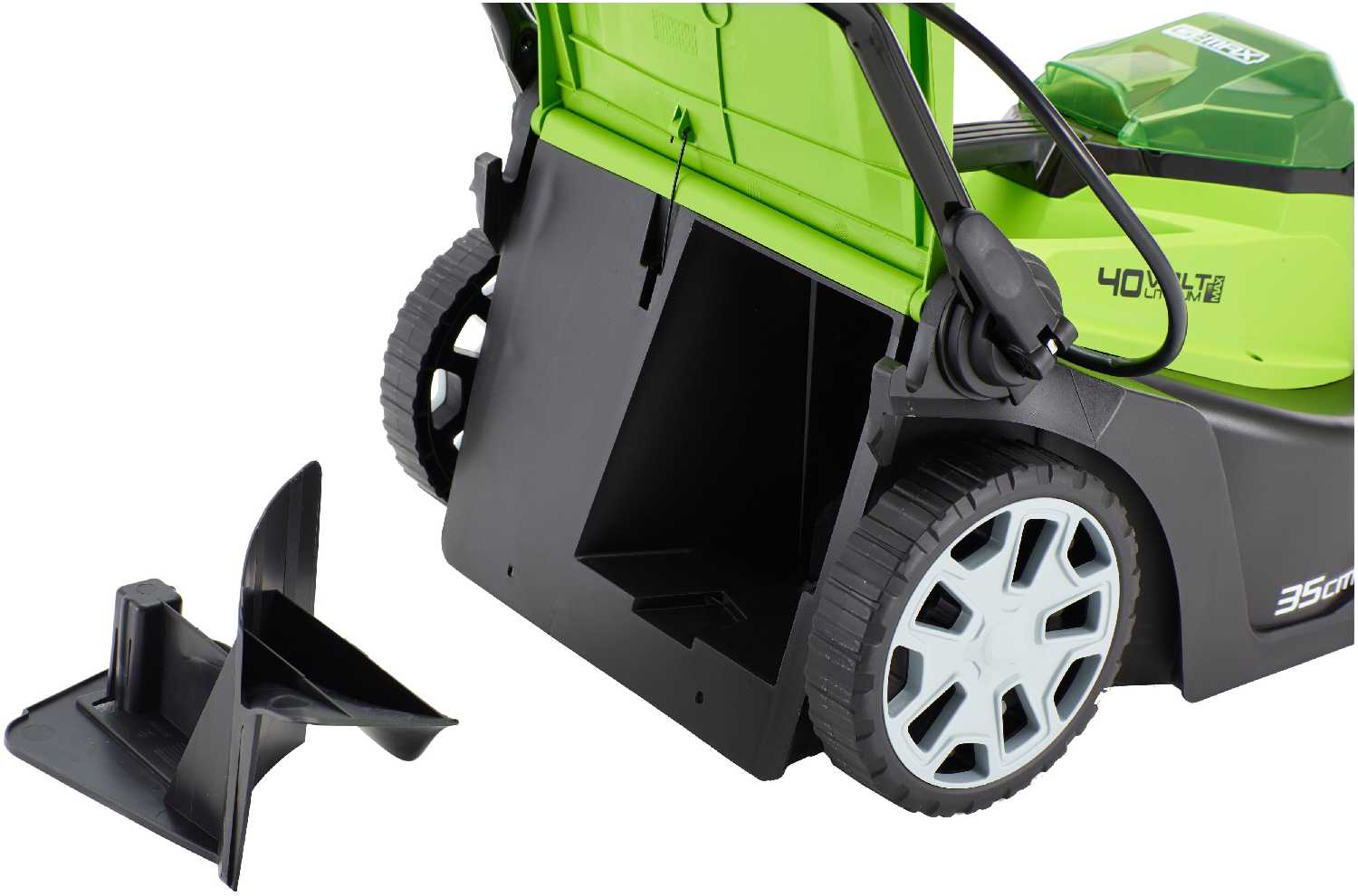 Аккумуляторная газонокосилка Greenworks G40LM35 фотография 10
