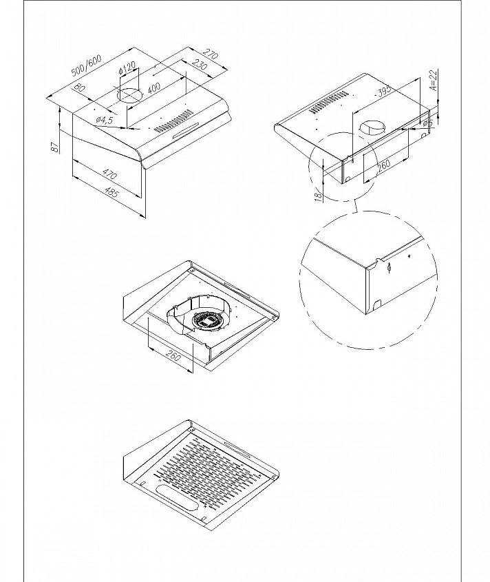 Плоская вытяжка MAUNFELD MPA 60 фотография 3