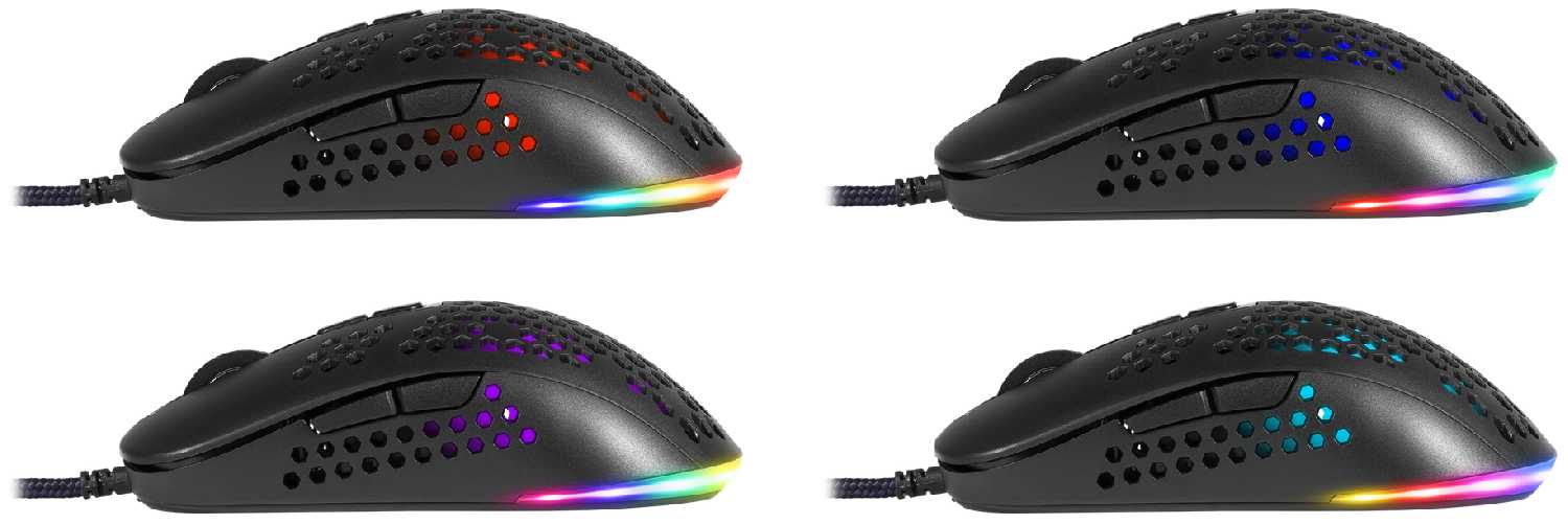 Игровая мышь Defender Shepard GM-620L RGB, 7 кнопок, 12800dpi фотография 3