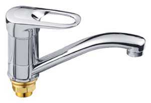 Смеситель для кухни (мойки) Ростовская Мануфактура Сантехники SL55-004F-15, рычажный