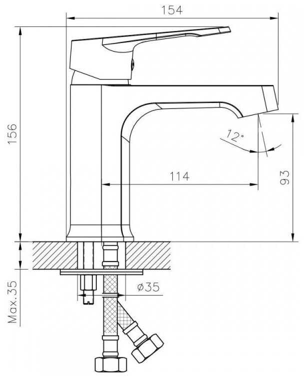 Смеситель для кухни DecoRoom DR23011 фотография 2