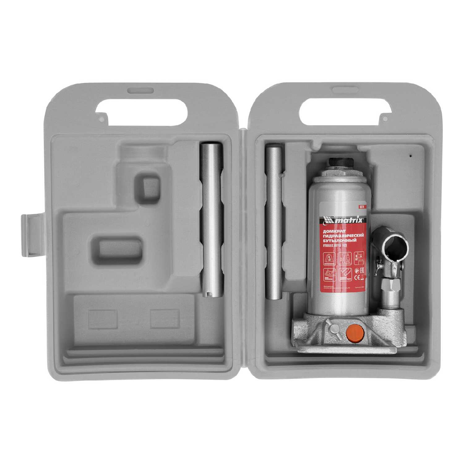 Домкрат бутылочный гидравлический Matrix Домкрат бутылочный гидравлический для мототехники (50774) фотография 13