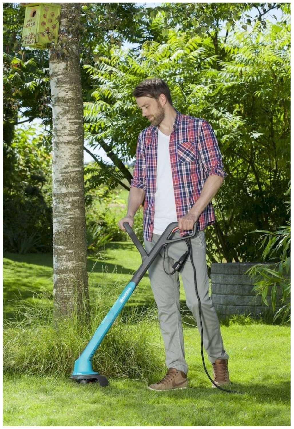 Триммер электрический GARDENA SmallCut Plus 350/23 фотография 5