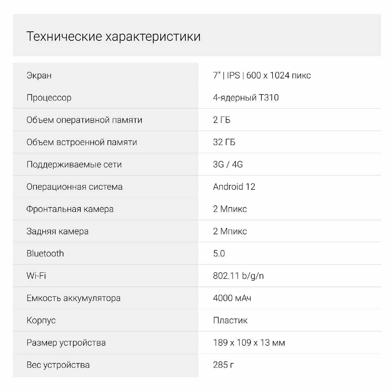Планшет Digma Optima 7258C 4G (T310) фотография 10