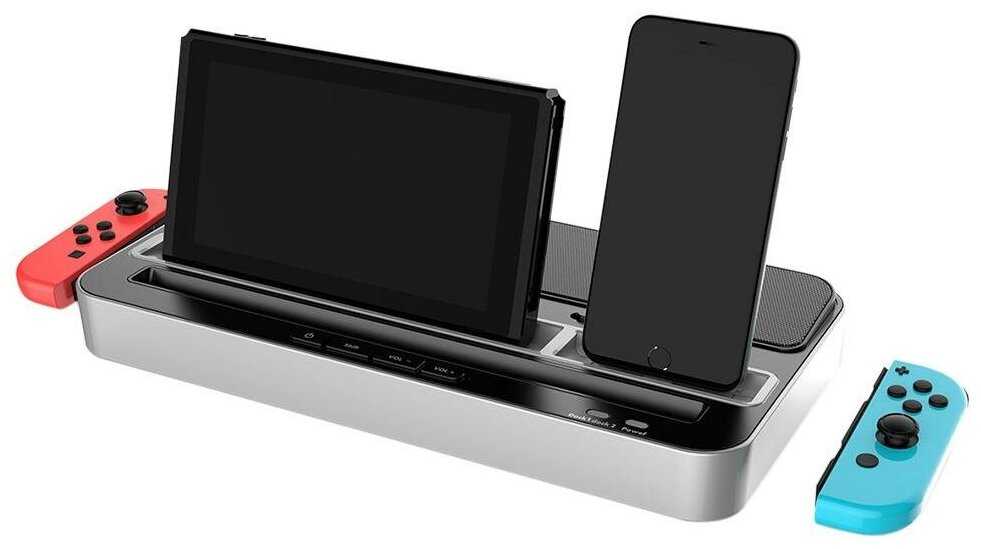 IPEGA Зарядная станция для Nintendo Switch и смартфона с колонкой (PG-9119) фотография 1