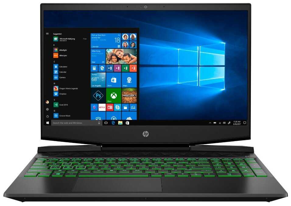 Ноутбук HP PAVILION 15-dk1069ur (1920x1080, Intel Core i5 2.5 ГГц, RAM 8 ГБ, SSD 512 ГБ, GeForce GTX 1650 Ti, Win10 Home)