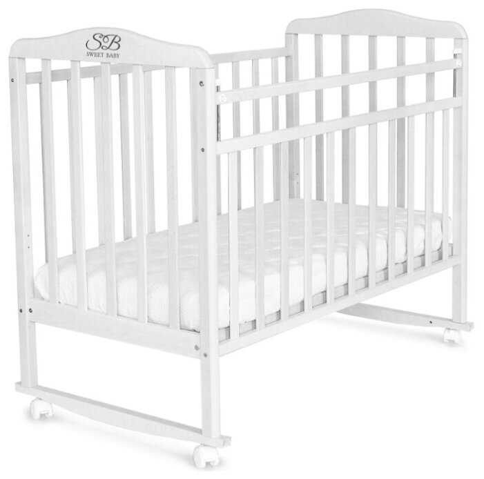 Кроватка SWEET BABY Mario, качалка, полозья для качания фотография 4