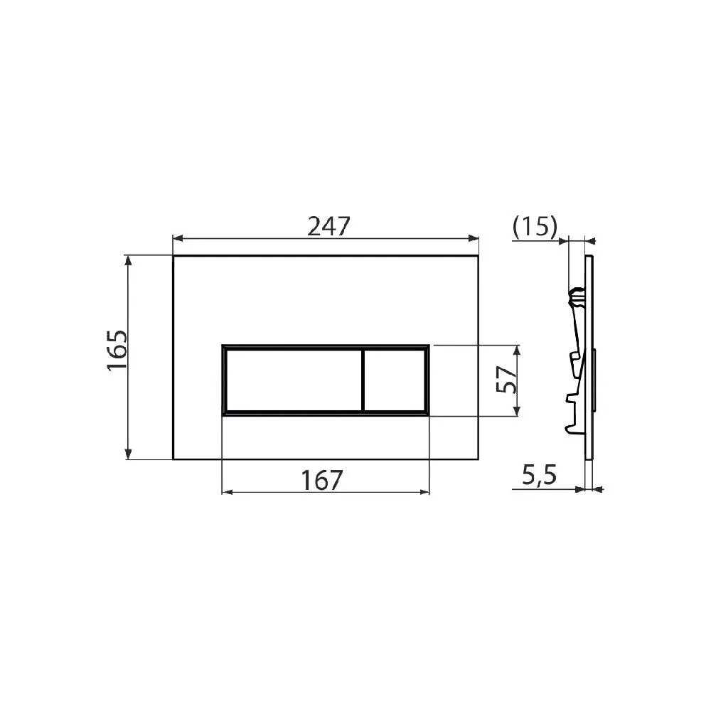 Клавиша смыва Kerama Marazzi M670KM фотография 2
