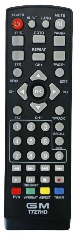 Цифровой ТВ ресивер GoldMaster T-727HD (DVB-T2, DVB-C) фотография 4