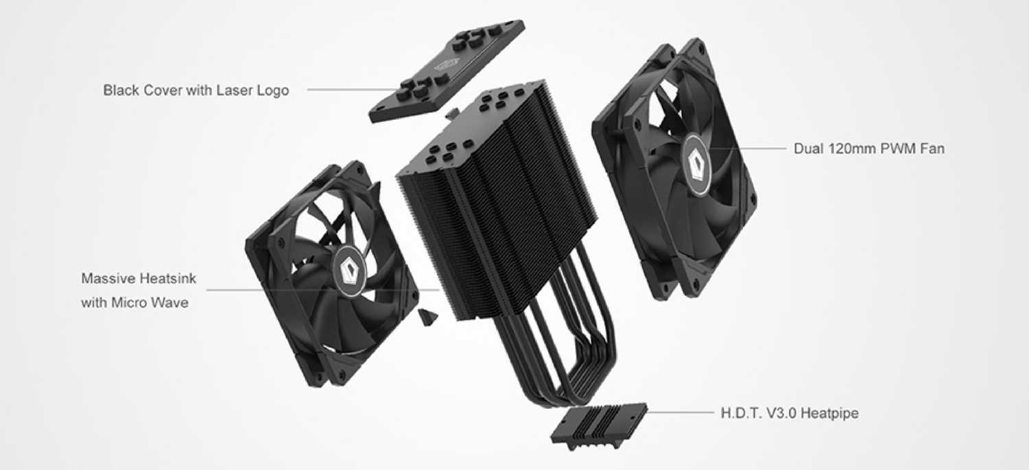 Кулер для процессора ID-COOLING SE-225-XT фотография 9