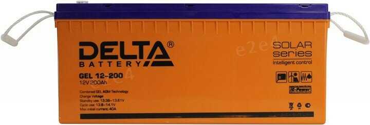 Аккумуляторная батарея DELTA Battery GEL 12-200 (12В) фотография 13