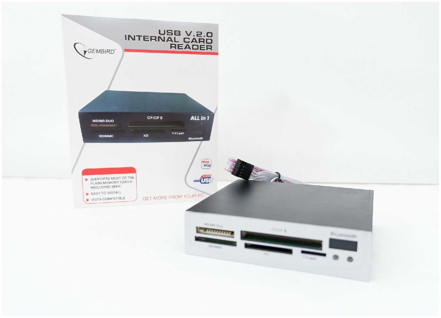Кардридер c Bluetooth в отсек 3.5 (87163) фотография 6