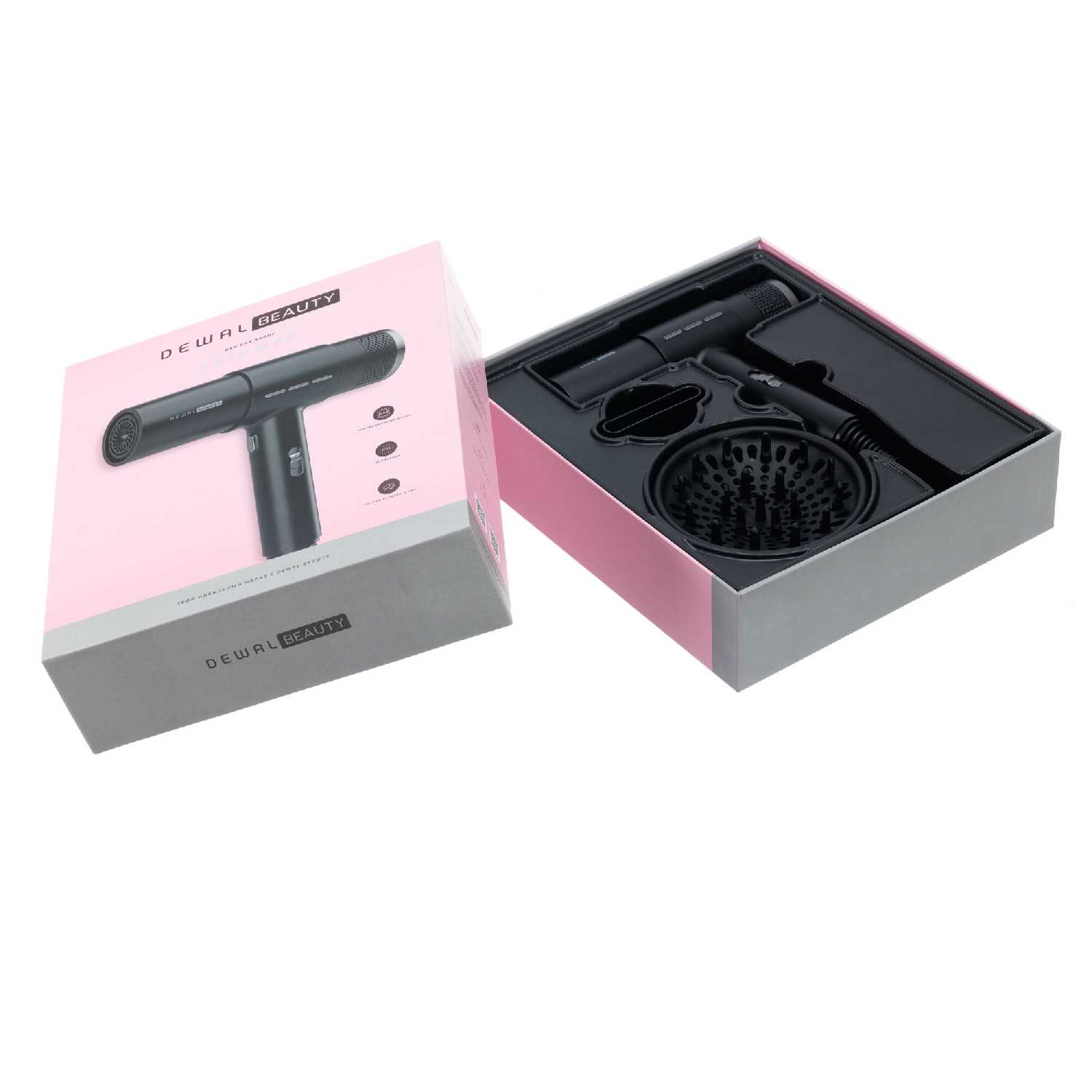 Фен DEWAL BEAUTY Triumph, 1800-2000 Вт, бесщеточный мотор фотография 5
