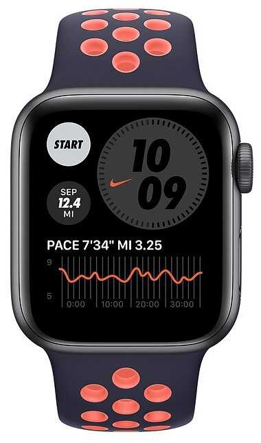 Умные часы Apple Watch SE GPS + Cellular 40мм Aluminum Case with Nike Sport Band фотография 15