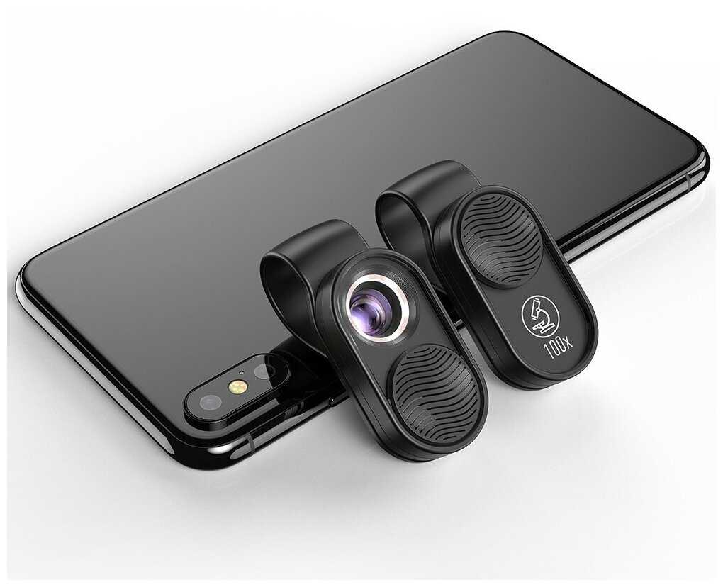 Микроскоп для смартфона APEXEL APL-MS01 со светодиодной подсветкой с увеличением 100x фотография 9