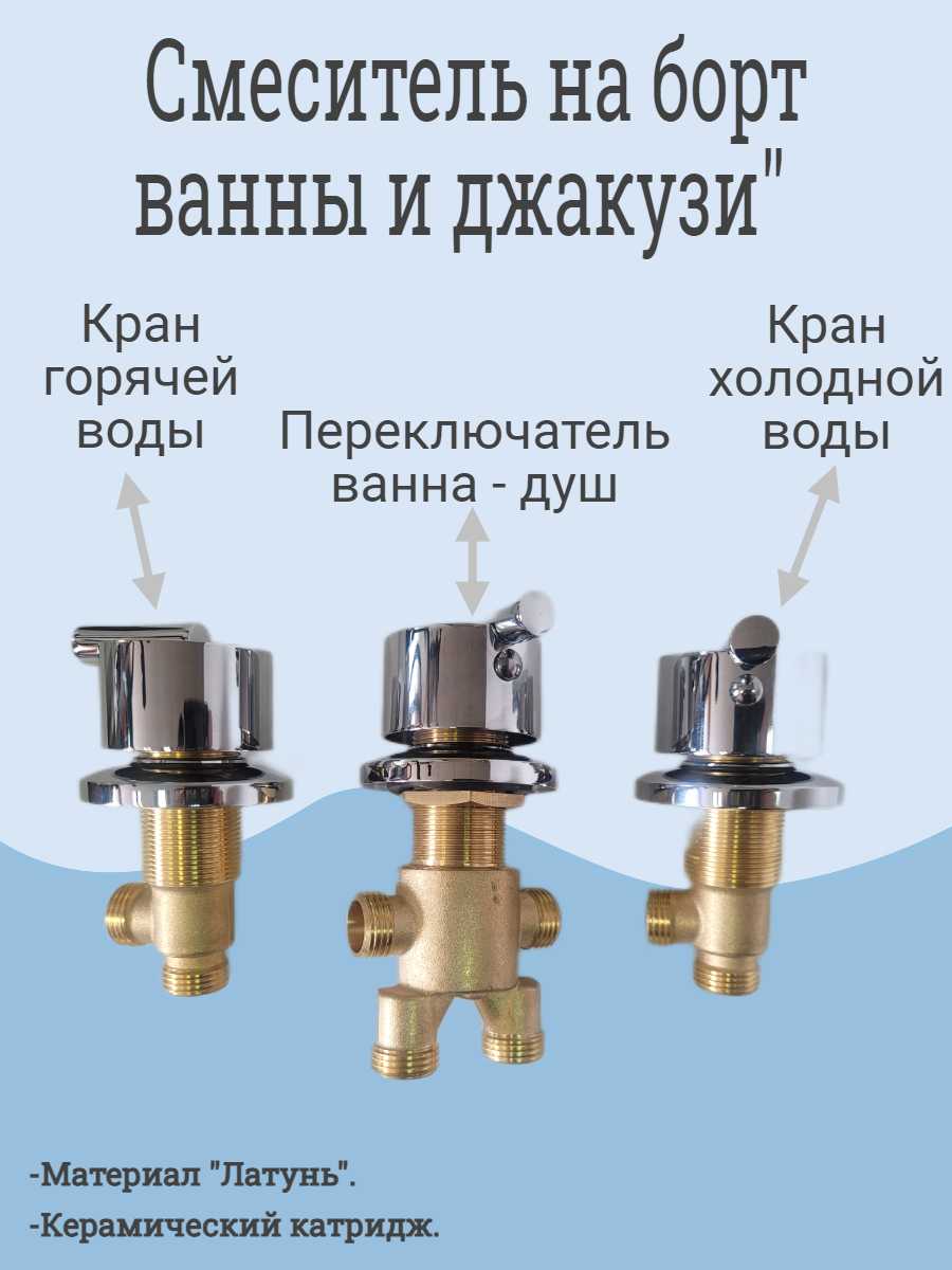 Смеситель Смеситель на борт ванны (джакузи)
